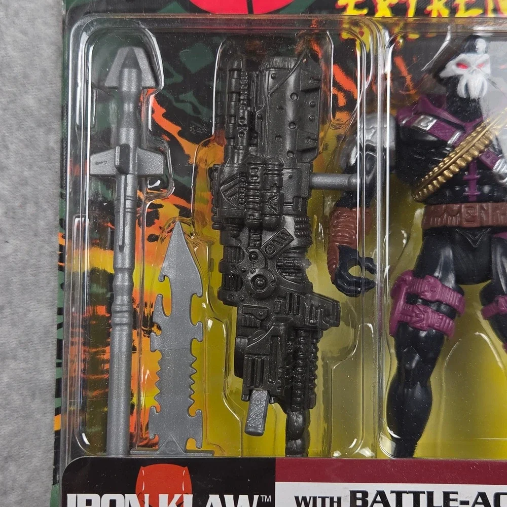 GI Joe Extreme Iron Klaw Action Figure 1995 Kenner Vintage New Sealed